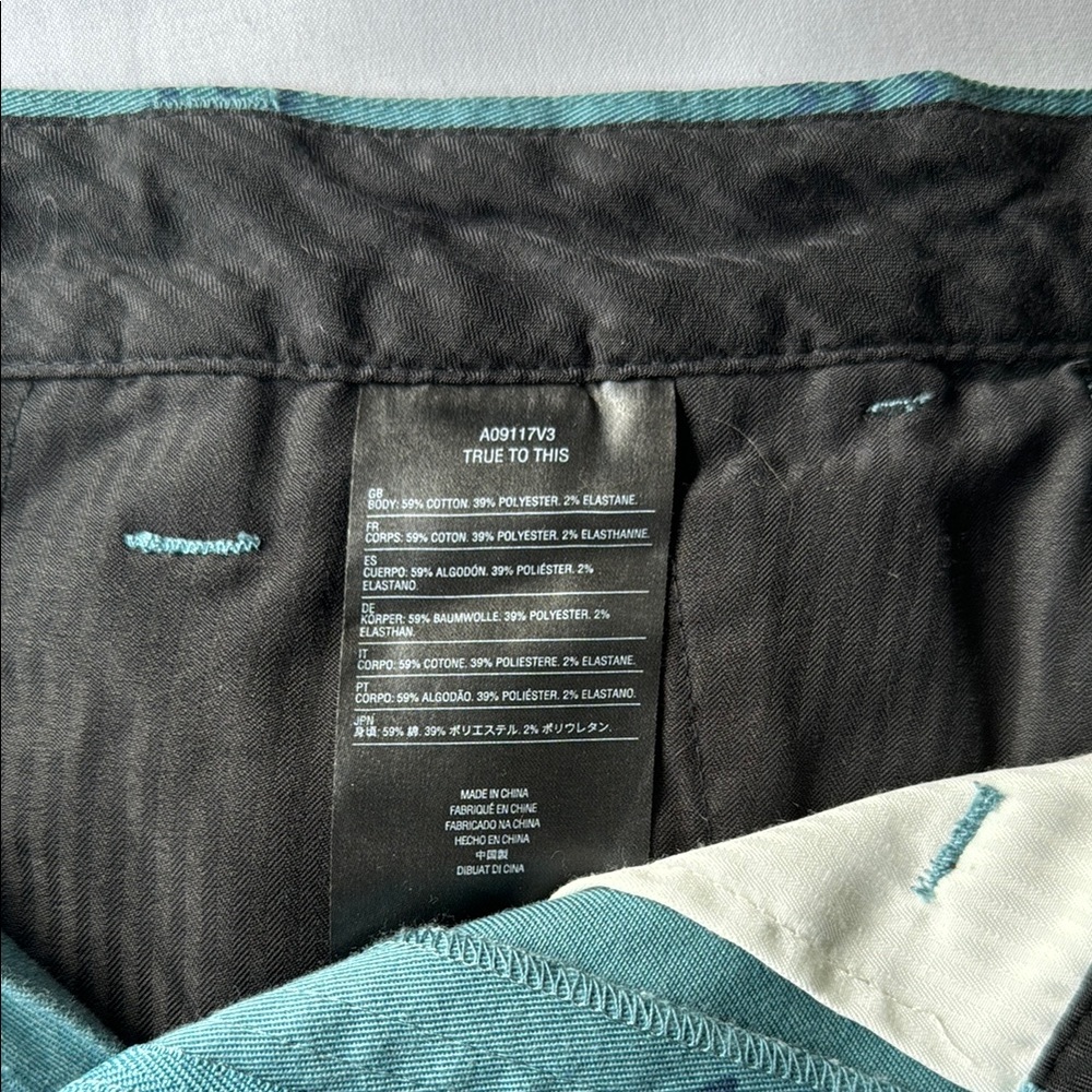 Volcom Teal Patterned Shorts - Picture 3 of 7